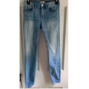 MADEWELL SKINNY SKINNY LIGHT WASH JEANS